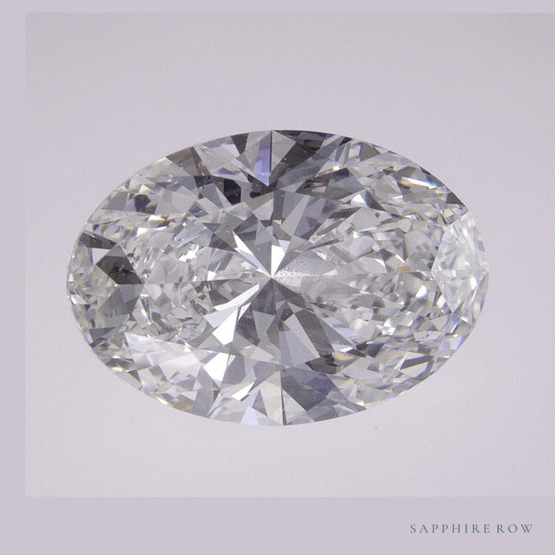 2.76 ct lab-grown diamond, oval cut | Sapphire Row · cut6