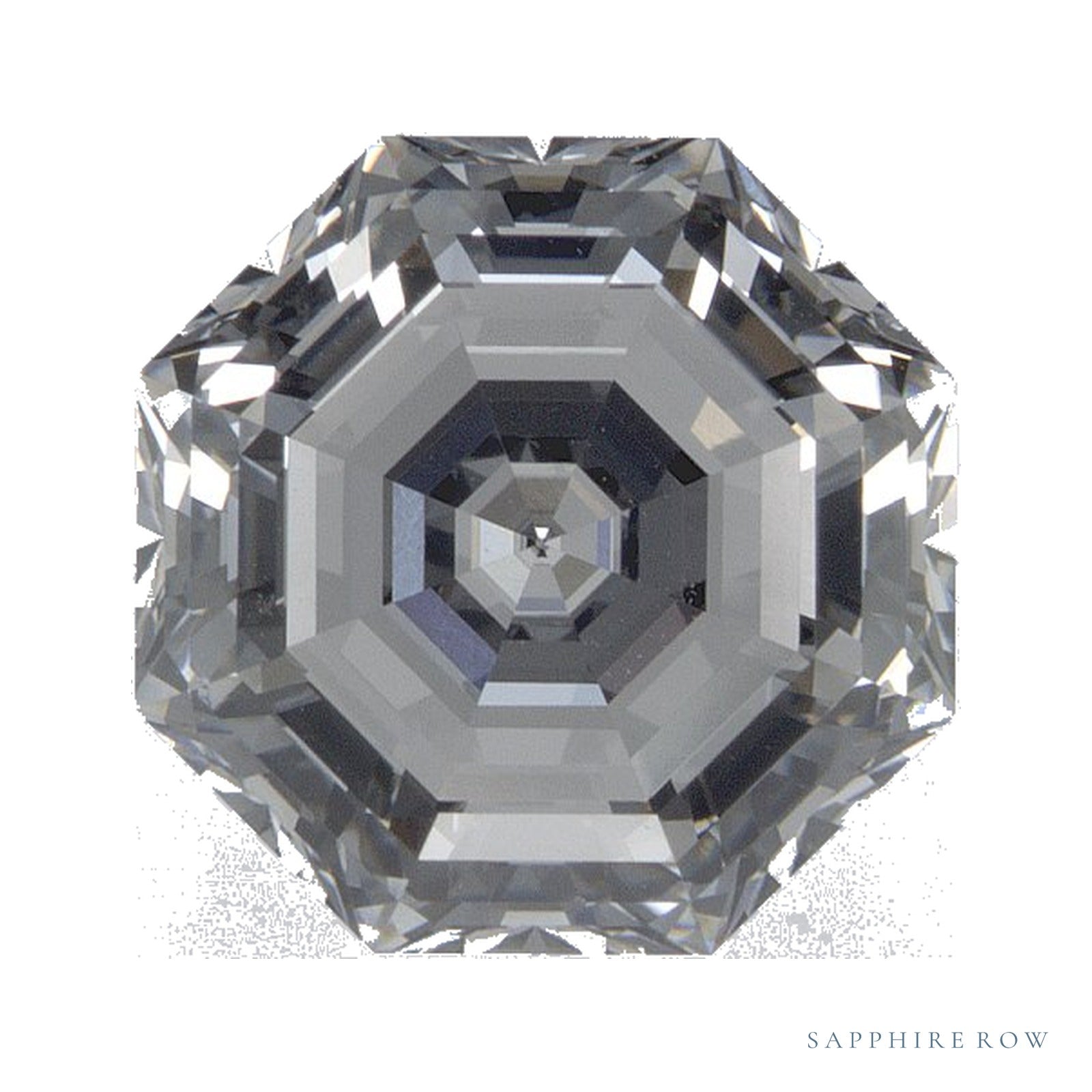 2.75 ct lab-grown diamond, octagon cut | Sapphire Row · cut4