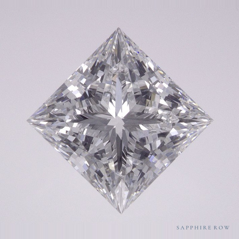 2.75 ct lab-grown diamond, square cut | Sapphire Row · cut6