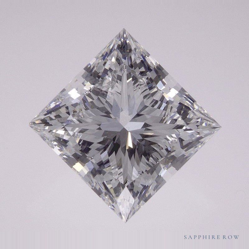 2.75 ct lab-grown diamond, square cut | Sapphire Row · cut6