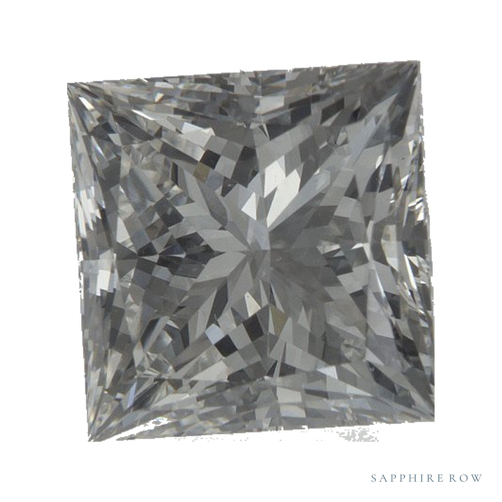 2.74 ct lab-grown diamond, square cut | Sapphire Row · cut4