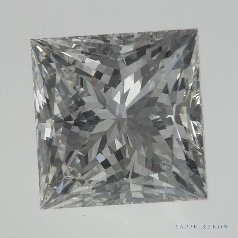 2.74 ct lab-grown diamond, square cut | Sapphire Row · cut6