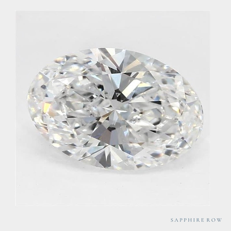 2.73 ct lab-grown diamond, oval cut | Sapphire Row · cut6