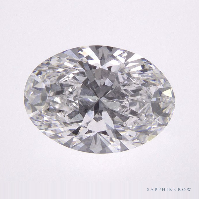 2.73 ct lab-grown diamond, oval cut | Sapphire Row · cut6