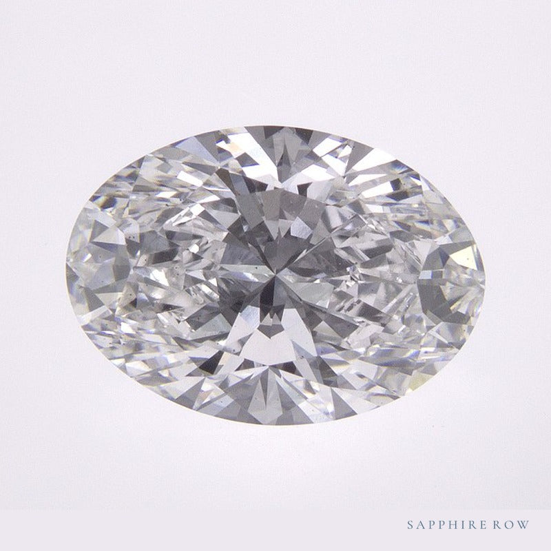 2.73 ct lab-grown diamond, oval cut | Sapphire Row · cut6