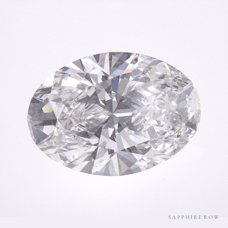 2.73 ct lab-grown diamond, oval cut | Sapphire Row · cut6