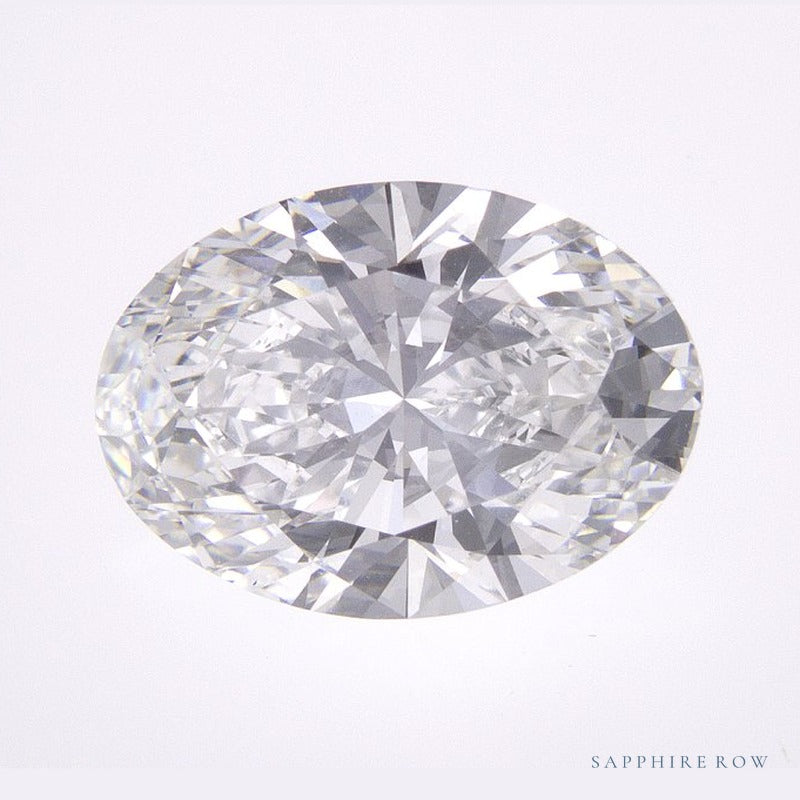 2.73 ct lab-grown diamond, oval cut | Sapphire Row · cut6