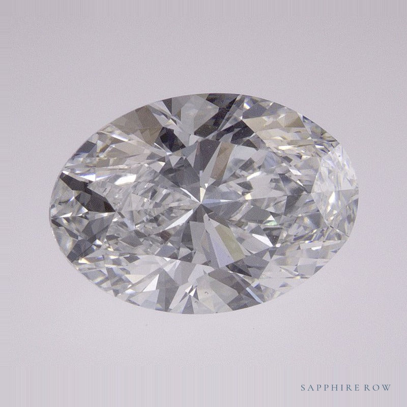 2.73 ct lab-grown diamond, oval cut | Sapphire Row · cut6