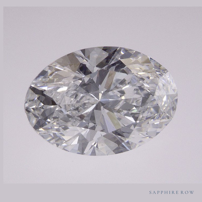 2.73 ct lab-grown diamond, oval cut | Sapphire Row · cut6