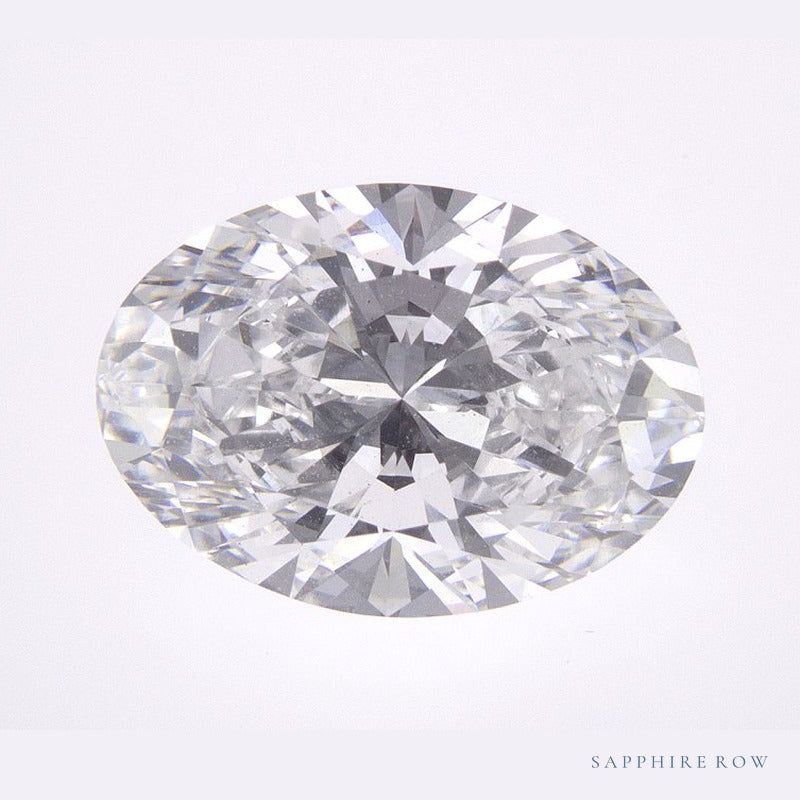 2.73 ct lab-grown diamond, oval cut | Sapphire Row · cut6