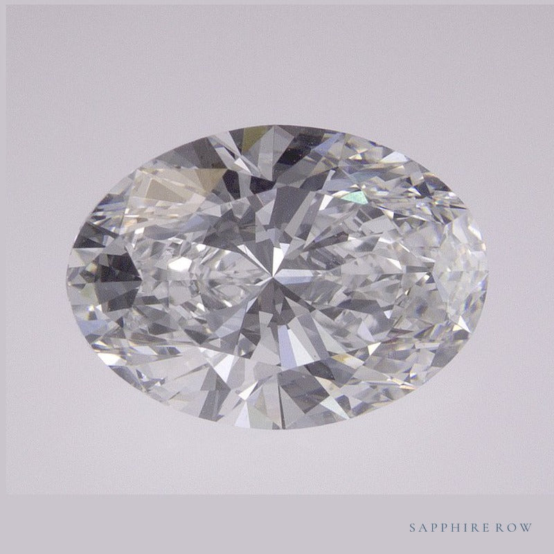 2.73 ct lab-grown diamond, oval cut | Sapphire Row · cut6