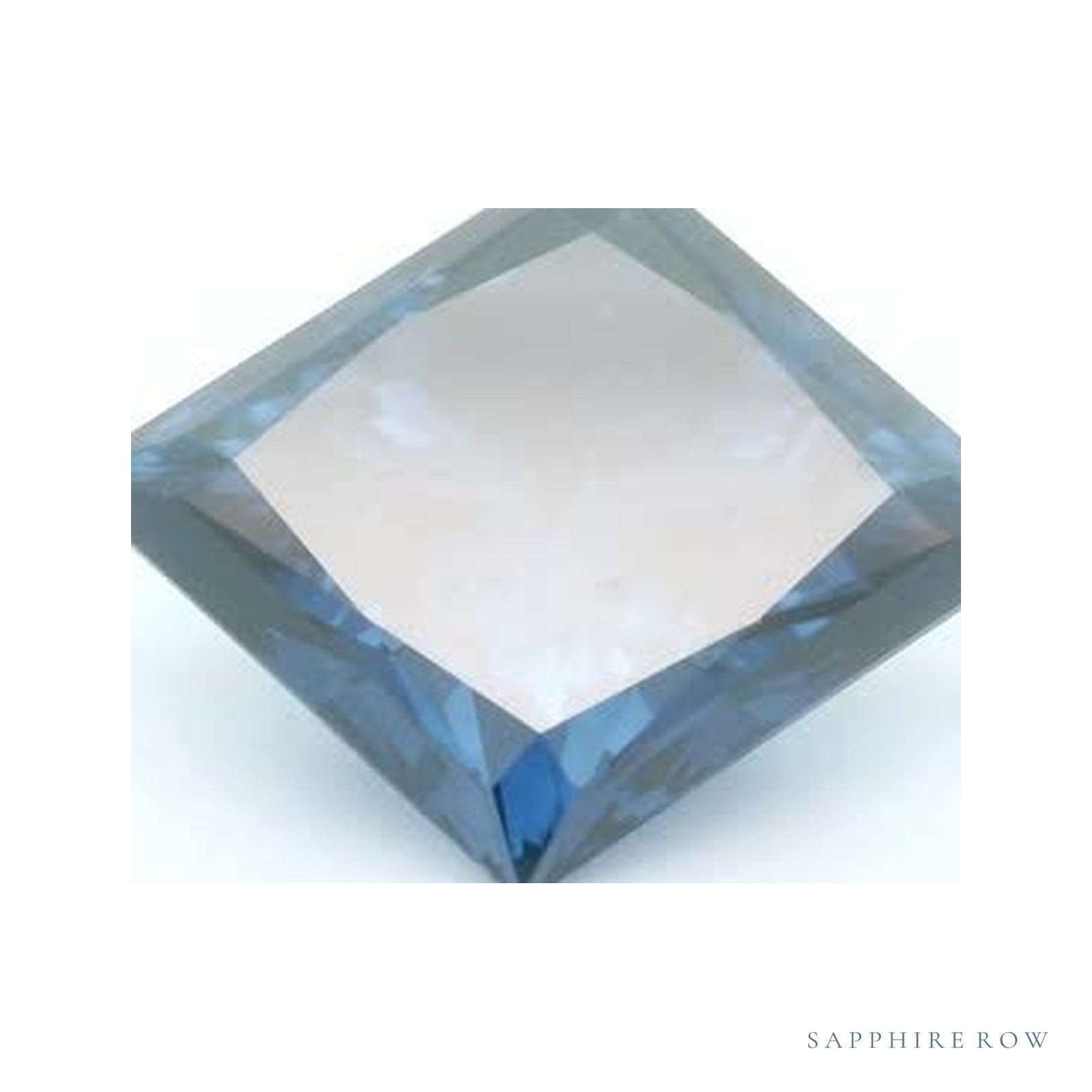 2.72 ct lab-grown diamond, square cut | Sapphire Row · cut4