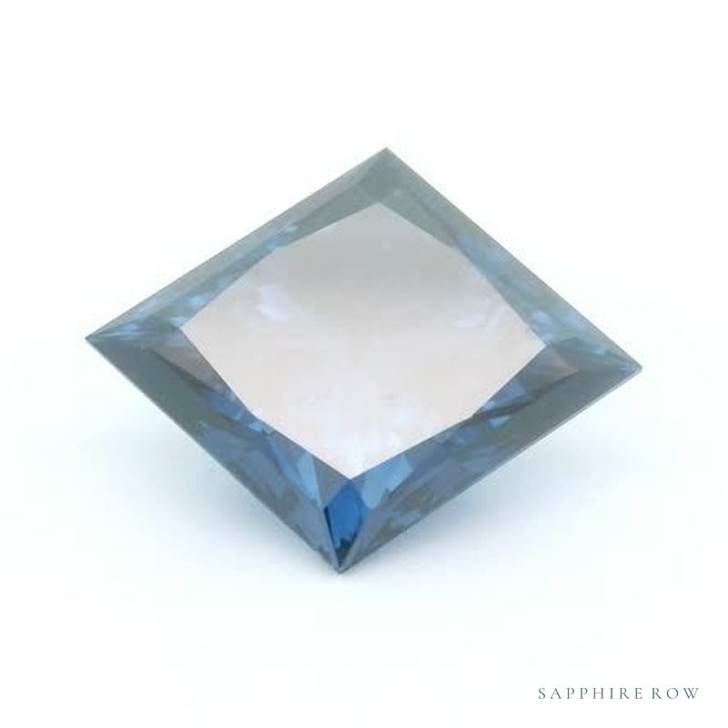 2.72 ct lab-grown fancy deep blue diamond, square cut | Sapphire Row · cut6