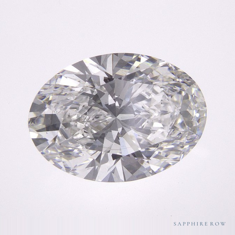 2.72 ct lab-grown diamond, oval cut | Sapphire Row · cut6