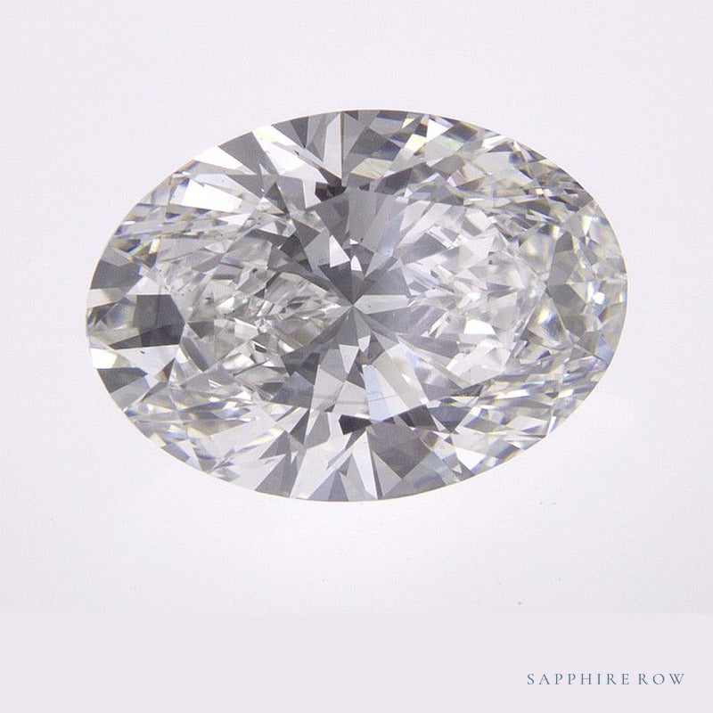 2.72 ct lab-grown diamond, oval cut | Sapphire Row · cut6
