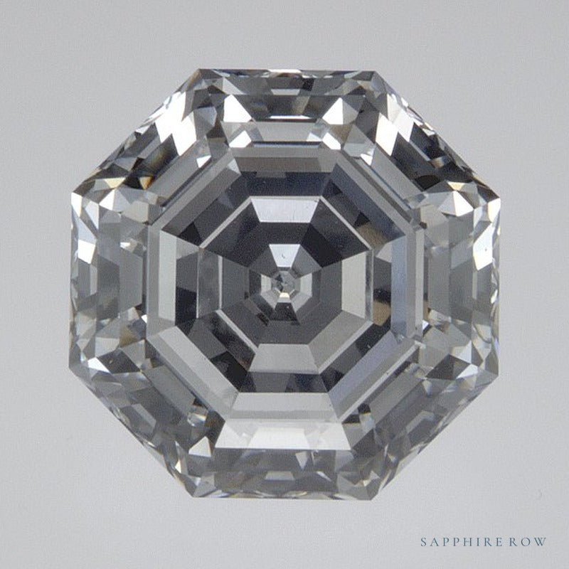 2.71 ct lab-grown diamond, octagon cut | Sapphire Row · cut6