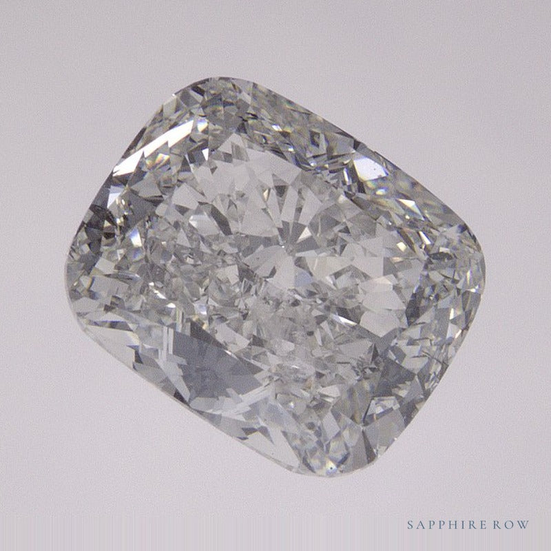 2.71 ct lab-grown diamond, elongated cushion cut | Sapphire Row · cut6