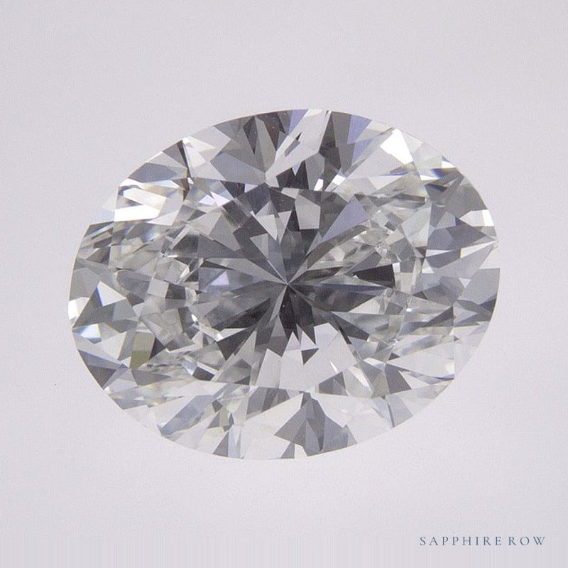 2.71 ct lab-grown diamond, oval cut | Sapphire Row · cut6