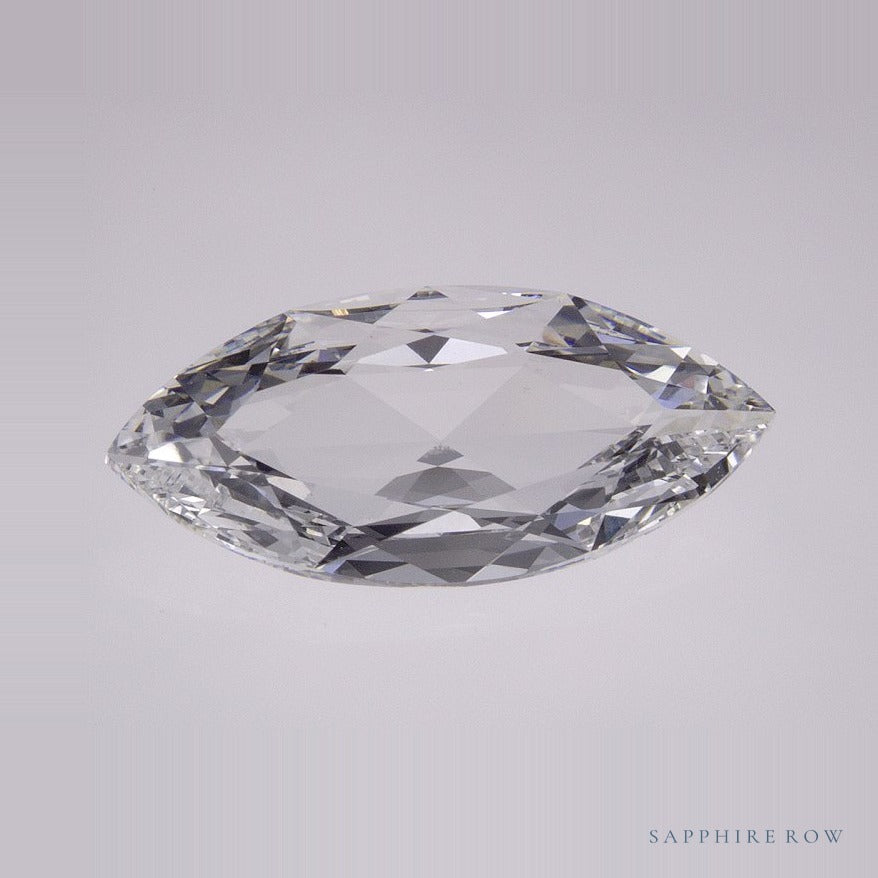 2.71 ct Marquise Lab-Grown Diamond – E VS1 – Rose-cut – GCAL Certified — Sapphire Row · cut7