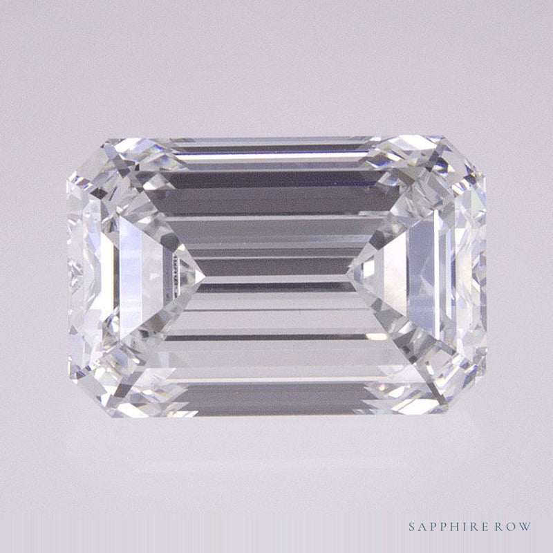 2.71 ct lab-grown diamond, emerald cut | Sapphire Row · cut7