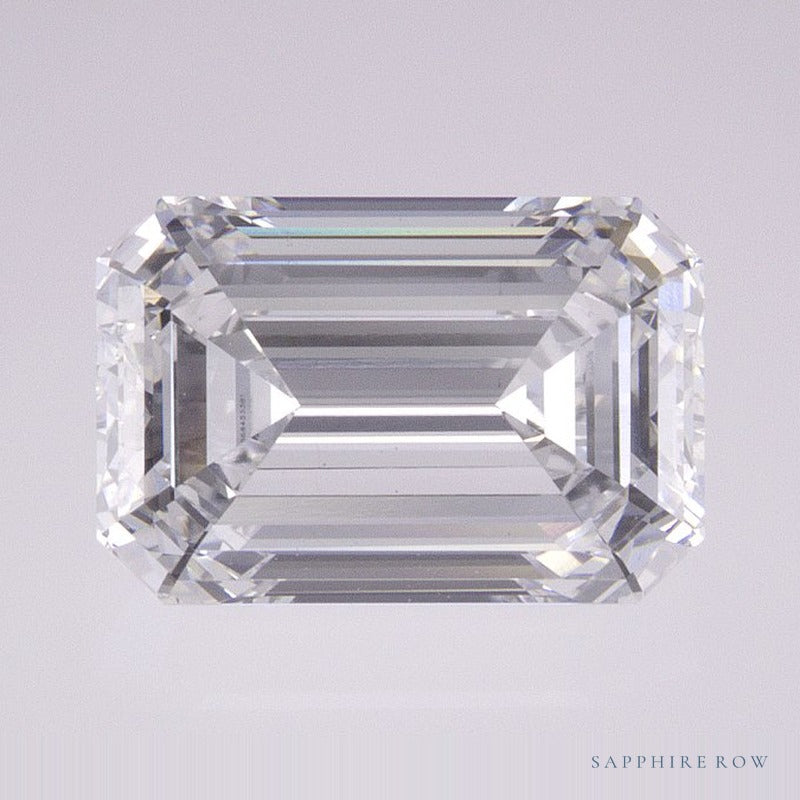 2.71 ct lab-grown diamond, emerald cut | Sapphire Row · cut6
