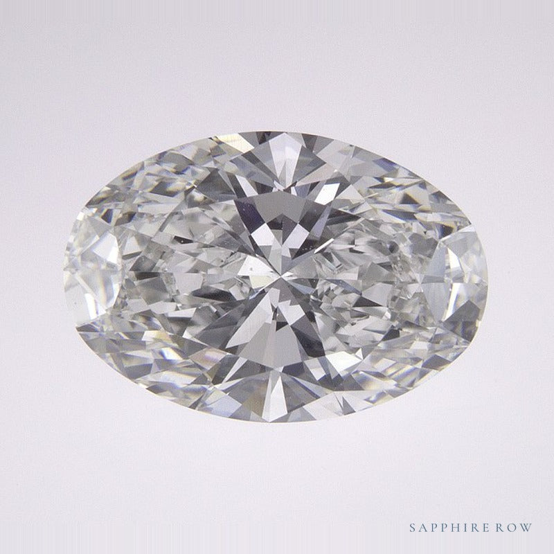 2.71 ct lab-grown diamond, oval cut | Sapphire Row · cut6