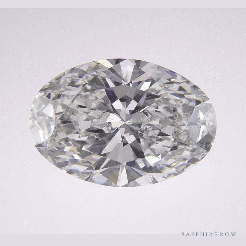 2.71 ct lab-grown diamond, oval cut | Sapphire Row · cut6