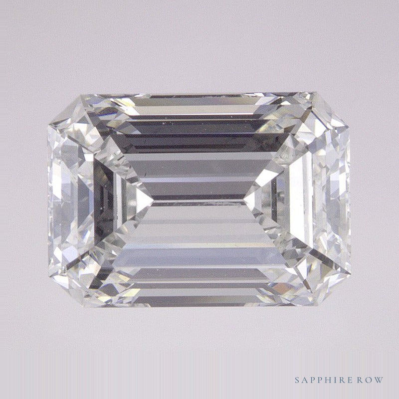 2.71 ct lab-grown diamond, emerald cut | Sapphire Row · cut6