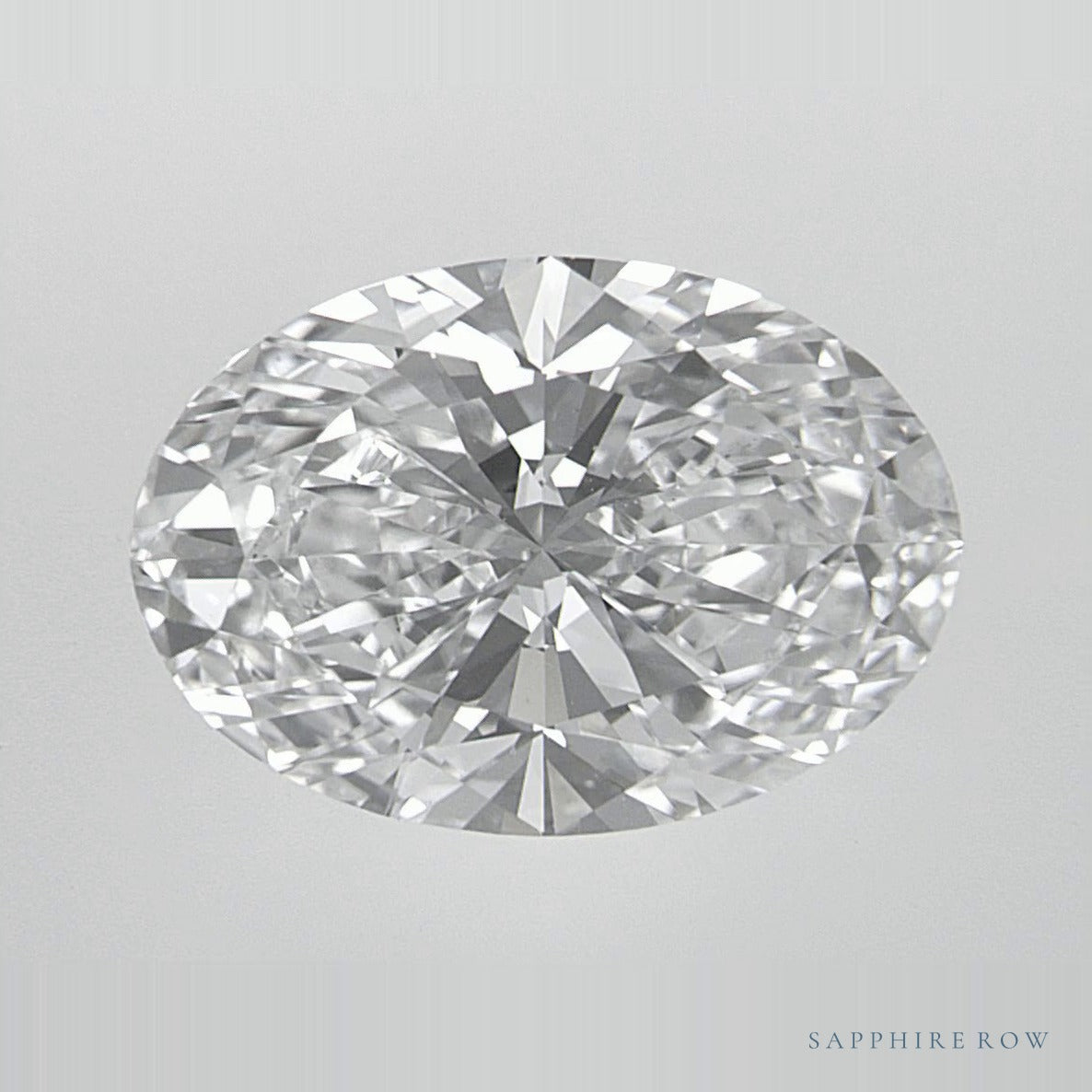 2.71 ct lab-grown diamond, oval cut | Sapphire Row · cut6