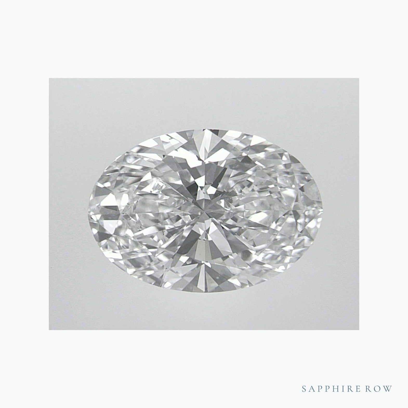 2.71 ct lab-grown diamond, oval cut | Sapphire Row · cut6