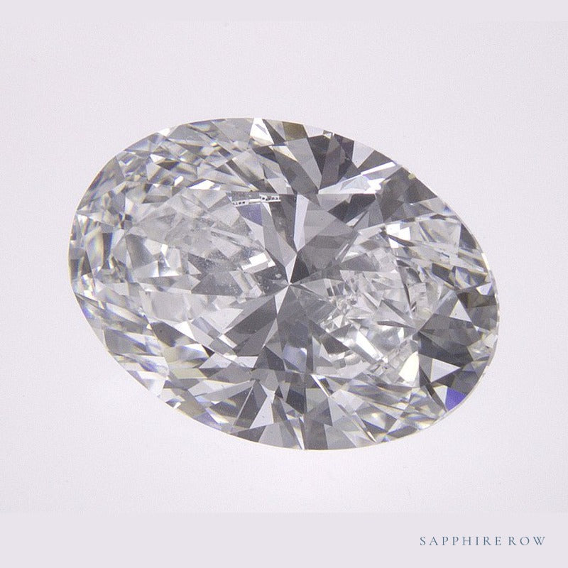 2.71 ct lab-grown diamond, oval cut | Sapphire Row · cut6