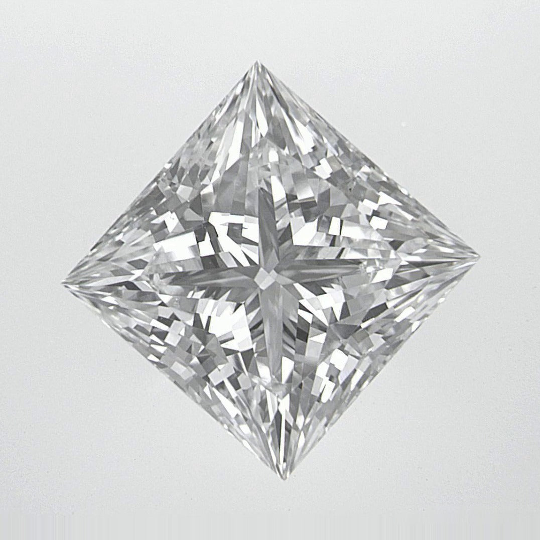2.71 ct lab-grown diamond, square cut | Sapphire Row · cut7