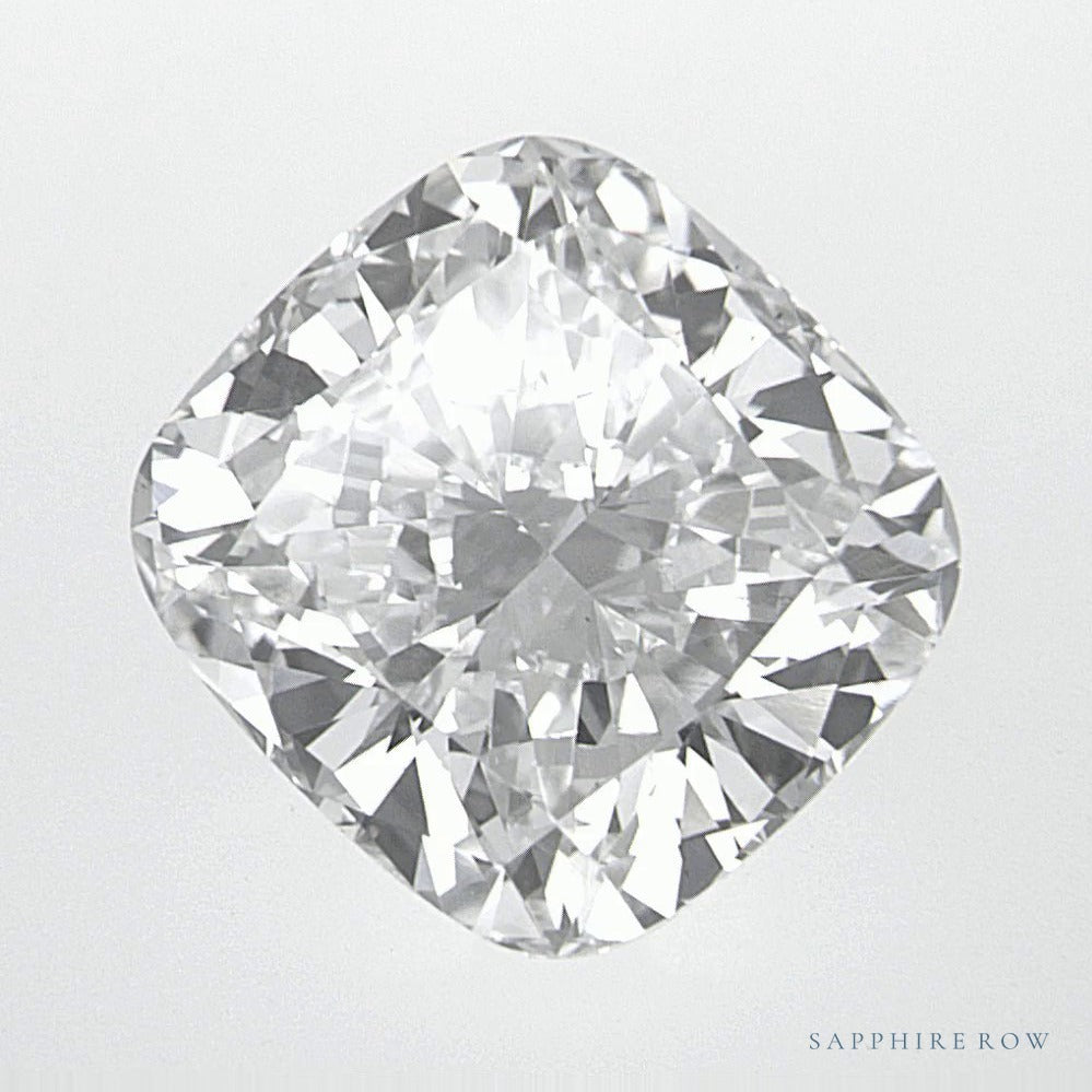 2.71 ct lab-grown diamond, cushion cut | Sapphire Row · cut6