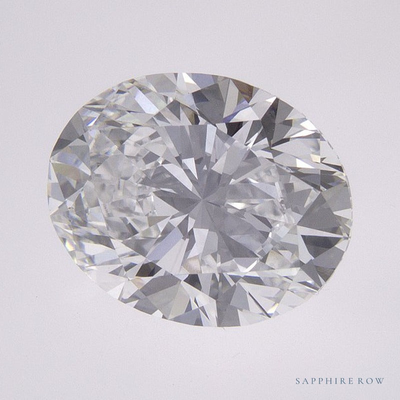 2.70 ct lab-grown diamond, oval cut | Sapphire Row · cut6