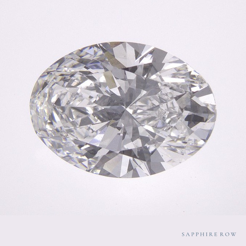 2.70 ct lab-grown diamond, oval cut | Sapphire Row · cut6