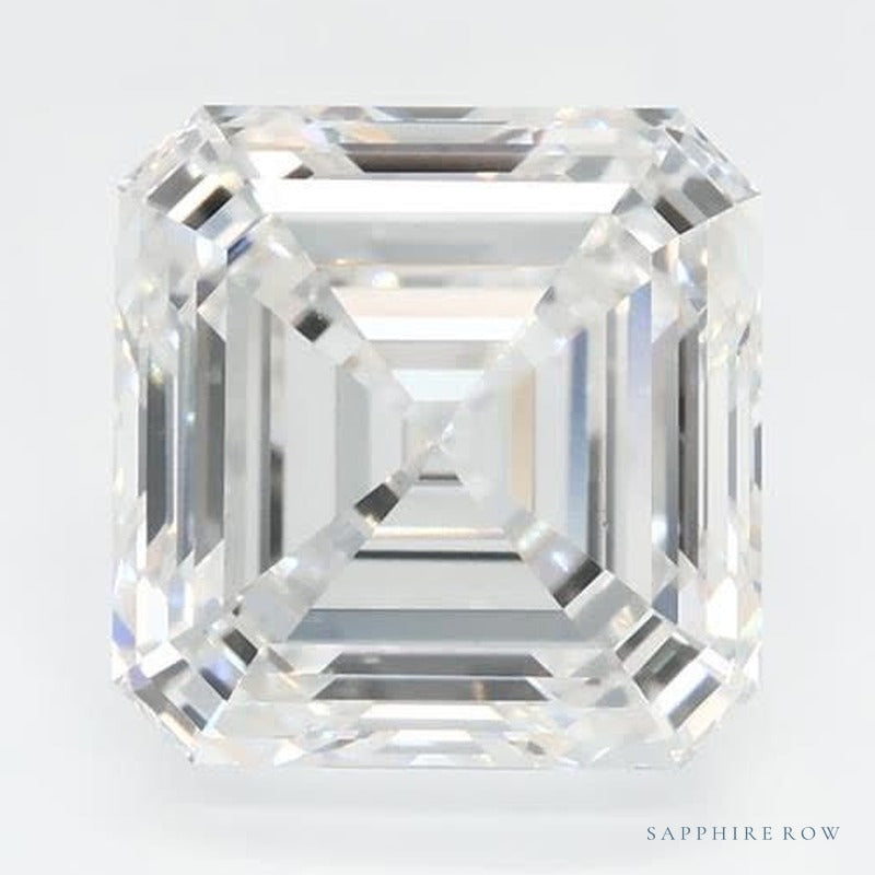 2.70 ct lab-grown diamond, asscher cut | Sapphire Row · cut6