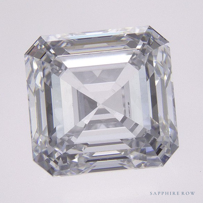 2.70 ct lab-grown diamond, asscher cut | Sapphire Row · cut6