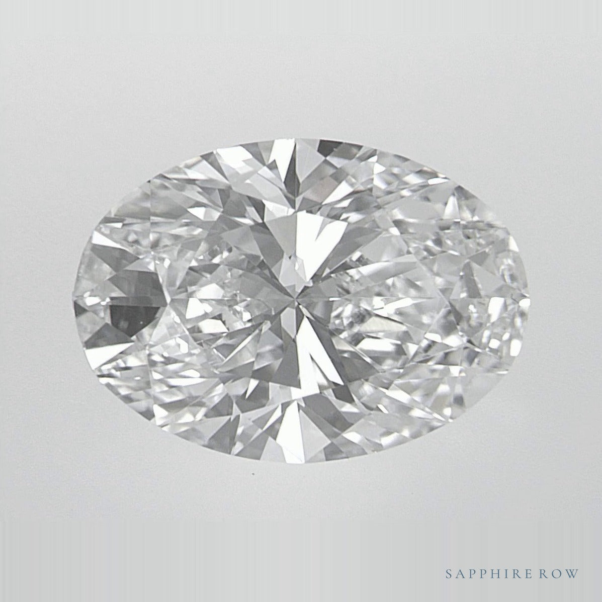2.70 ct lab-grown diamond, oval cut | Sapphire Row · cut6