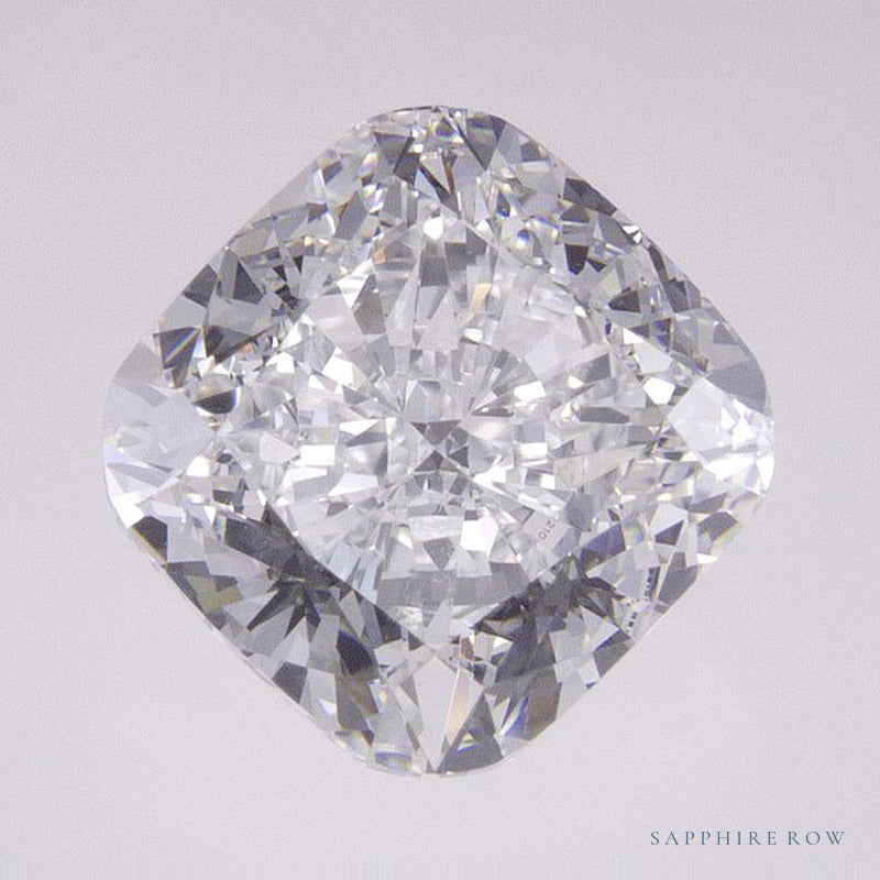2.70 ct lab-grown diamond, cushion cut | Sapphire Row · cut6