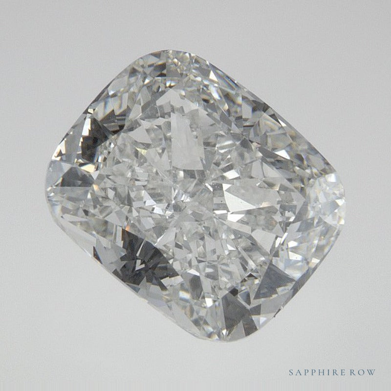 2.67 ct lab-grown diamond, elongated cushion cut | Sapphire Row · cut6