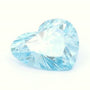 2.67 ct lab-grown fancy vivid blue diamond, heart cut | Sapphire Row · cut7