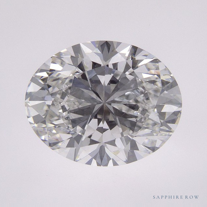 2.67 ct lab-grown diamond, oval cut | Sapphire Row · cut6