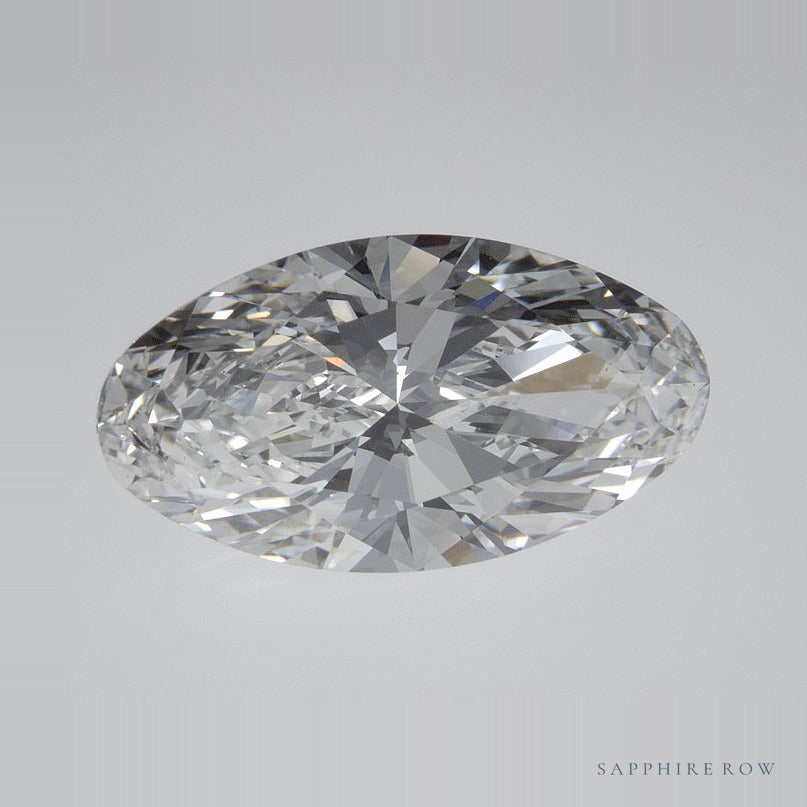 2.66 ct lab-grown diamond, elongated oval cut | Sapphire Row · cut7