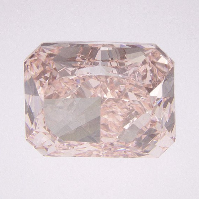 2.65 ct lab-grown fancy vivid pink diamond, radiant cut | Sapphire Row · cut7