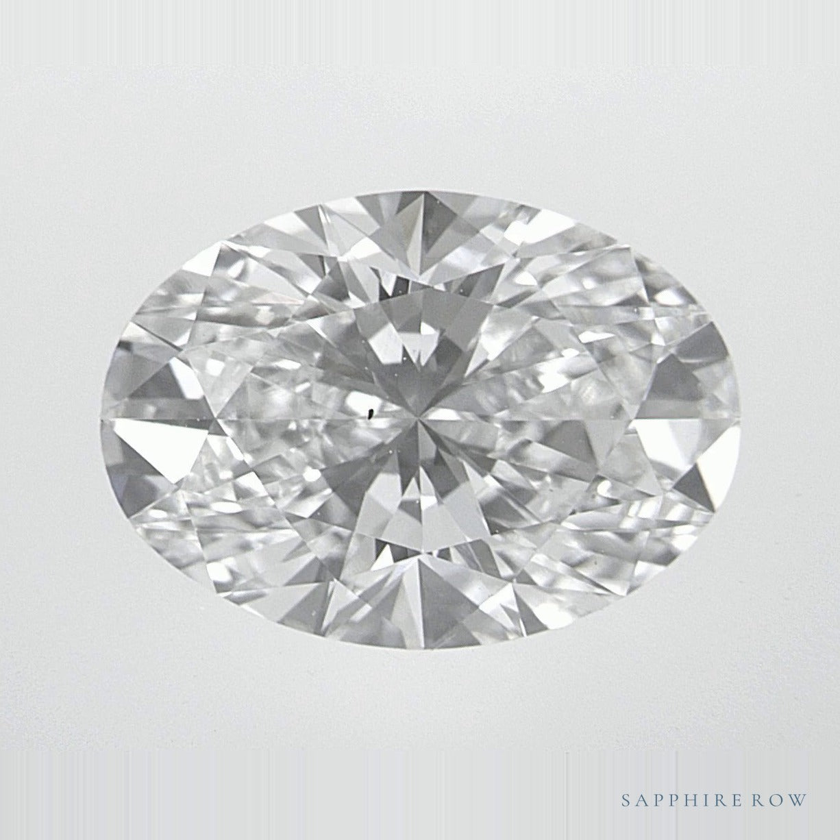 2.65 ct lab-grown diamond, oval cut | Sapphire Row · cut6