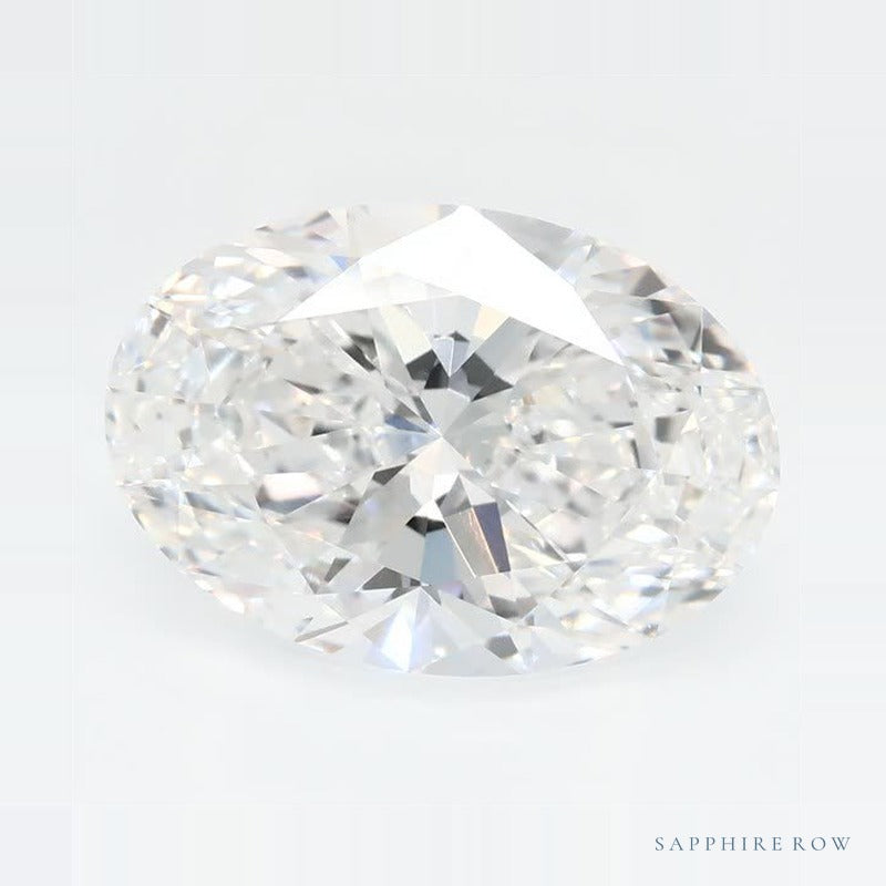 2.65 ct lab-grown diamond, oval cut | Sapphire Row · cut6