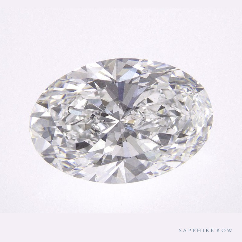 2.65 ct lab-grown diamond, oval cut | Sapphire Row · cut6