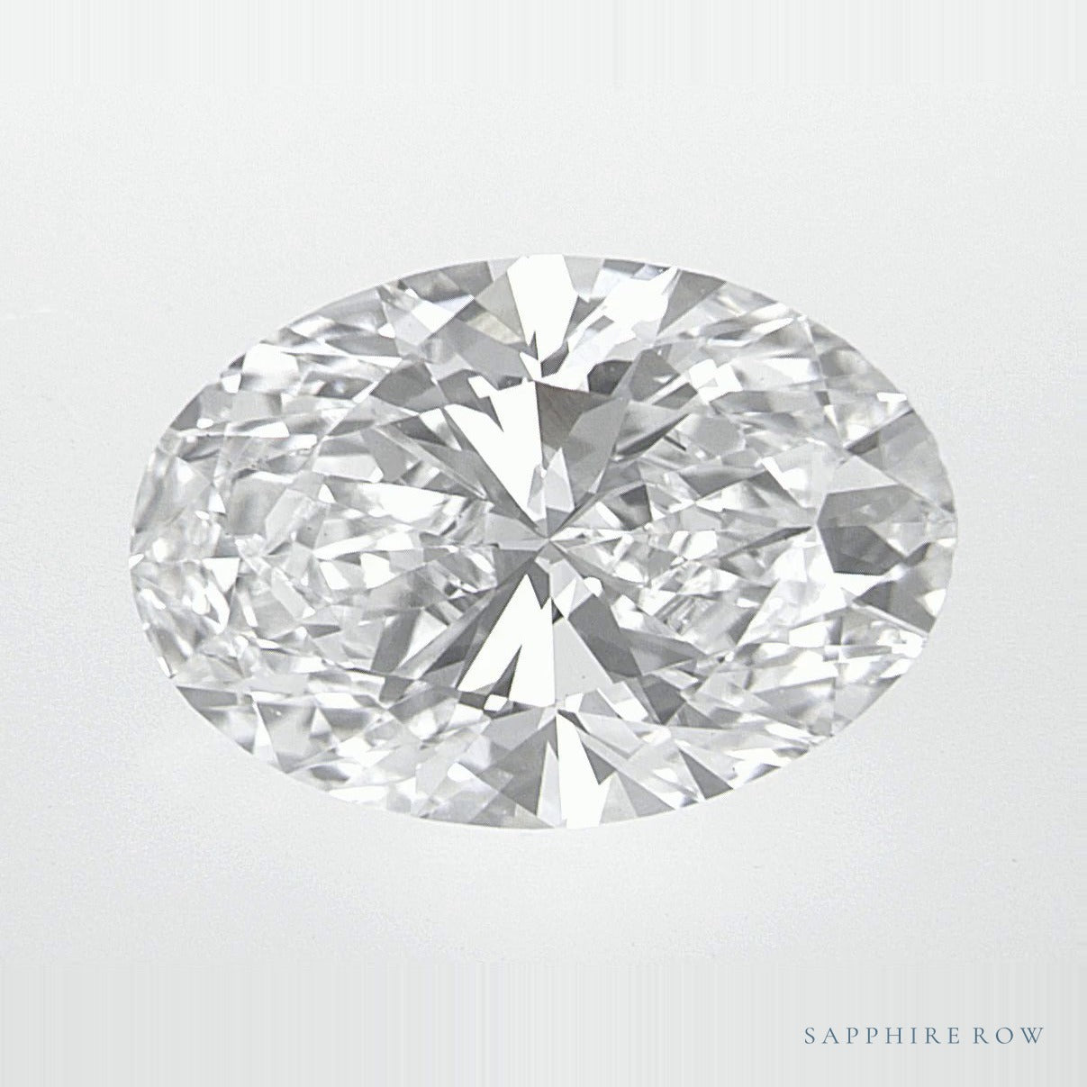 2.65 ct lab-grown diamond, oval cut | Sapphire Row · cut6