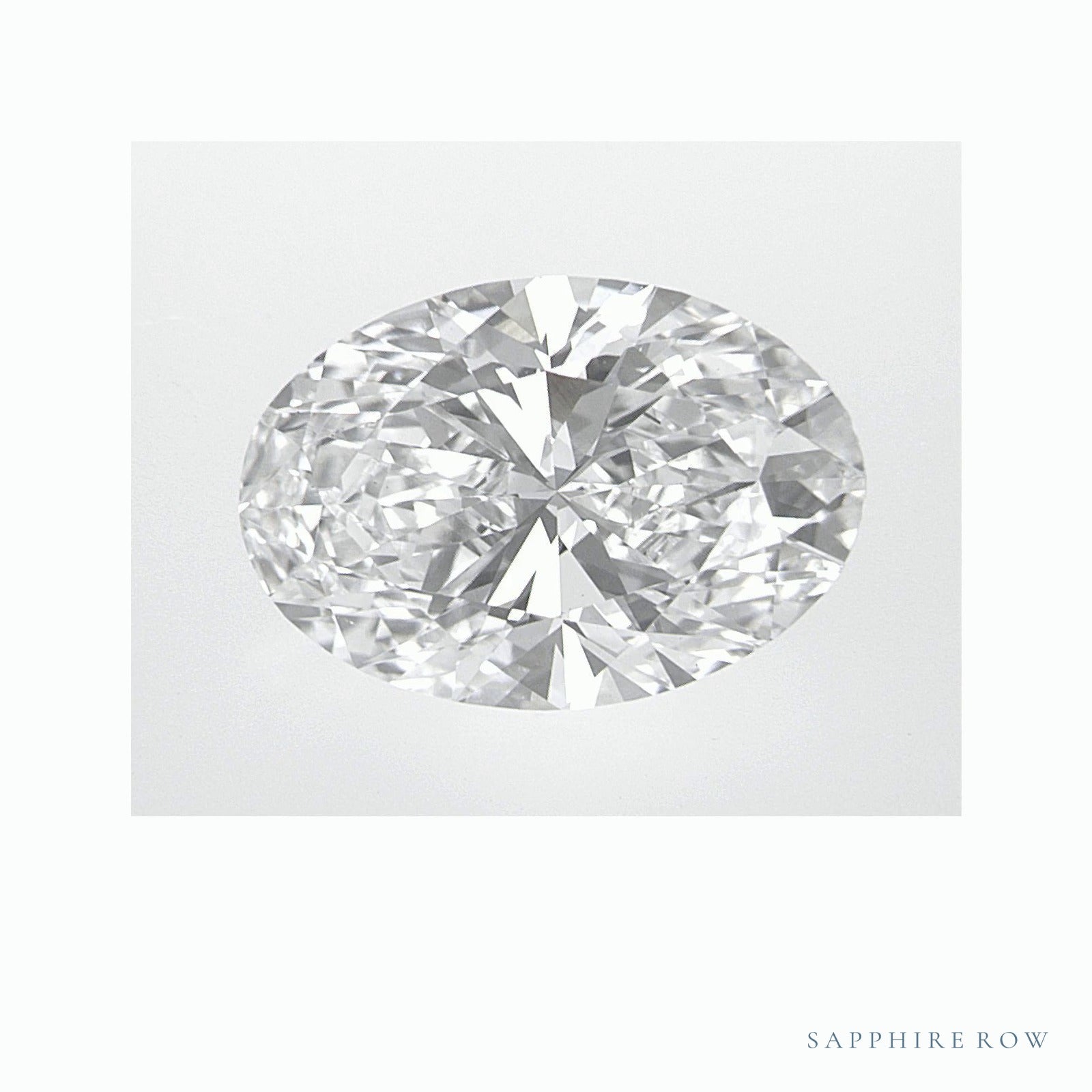 2.65 ct lab-grown diamond, oval cut | Sapphire Row · cut6