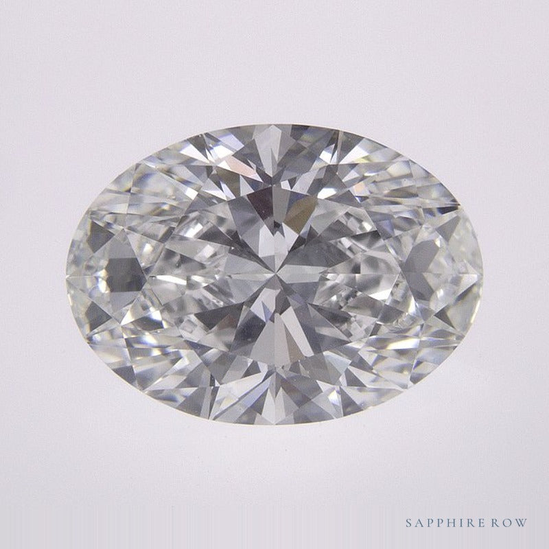 2.65 ct lab-grown diamond, oval cut | Sapphire Row · cut6